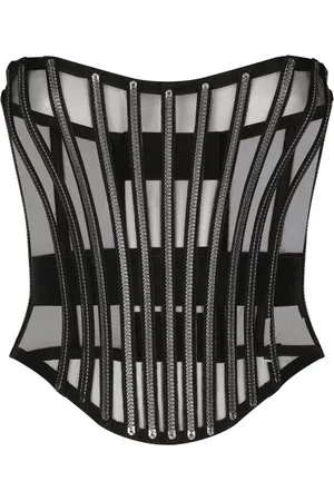 Dolce & Gabbana Koszulki, Kobieta, Czarny, XS, Nylon, Czarna Haftowana Bezrękawnikowa Bluzka