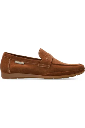 Mephisto Buty, Mężczyzna, brązowy, 41 EU, Zamsz, Męskie Brązowe Mokasyny z Zamszu