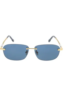 Fred Akcesoria, unisex, Żółty, ONE SIZE, Stylowe Okulary z 58mm Szerokością Soczewki