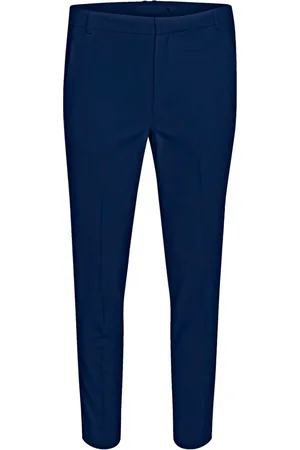 INWEAR Spodnie, Kobieta, Niebieski, 2XL, Bawełna, Spodnie Slim Fit