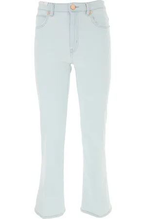 PT01 Jeansy, Kobieta, Niebieski, W28, Flared Jeansy