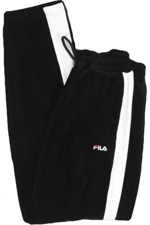 Fila Spodnie, Mężczyzna, Czarny, L, Pantalone Tuta Kevin Velvet Tract Pants
