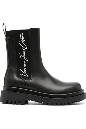 VERSACE Buty, Kobieta, Czarny, 38 EU, Czarne Drew Booties