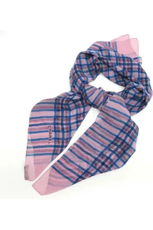 CHANEL Pre-owned, Kobieta, Różowy, ONE SIZE, Pre-owned Silk scarves