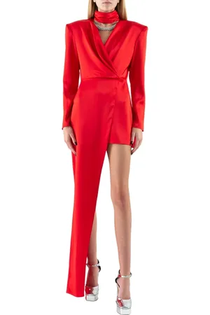 DAVID KOMA Sukienki, Kobieta, Czerwony, S, Gowns