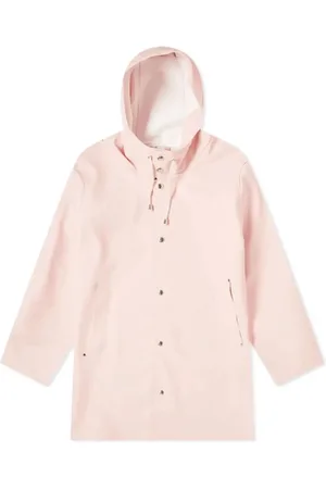 Stutterheim Kurtki, Mężczyzna, Różowy, M, Sztokholmowy płaszcz przeciwdeszczowy