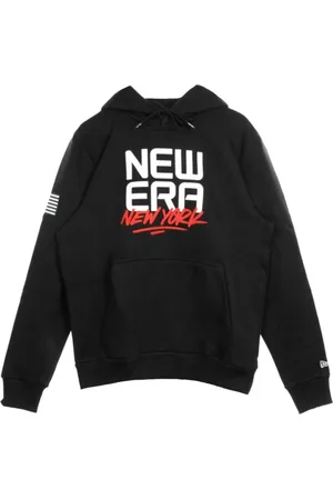 New Era Bluzy, Mężczyzna, Czarny, L, Bluza z kapturem we współczesnym