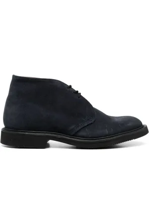TRICKERS Buty, Mężczyzna, Niebieski, 41 1/2 EU, Navy Eco Buck Gumlite Sole