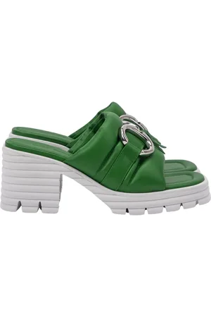 Kennel & Schmenger Buty, Kobieta, Zielony, 36 EU, Nowoczesne i wygodne sandały
