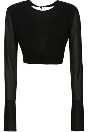 Andamane Koszulki, Kobieta, Czarny, S, Long Sleeve Tops