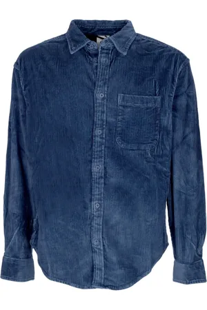 Element Koszule, Mężczyzna, Niebieski, L, Casual Shirts