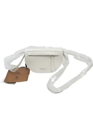 Burberry Pre-owned, Kobieta, Biały, ONE SIZE, Skóra, Pre-owned Leather crossbody-bags