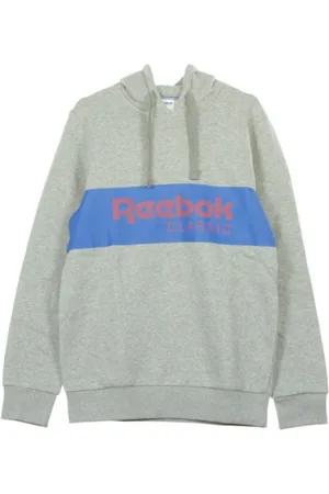 Reebok Bluzy, Mężczyzna, Szary, M, Bluzy