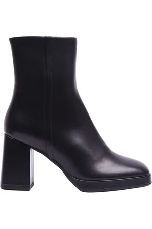 Bervicato Buty, Kobieta, Czarny, 36 EU, Skórzany Botek