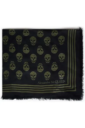 Alexander McQueen Akcesoria, Mężczyzna, Czarny, ONE SIZE, Czarne Szaliki od Alexander Mc Queen