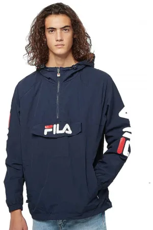 Fila Bluzy, Mężczyzna, Niebieski, S, Kurtki