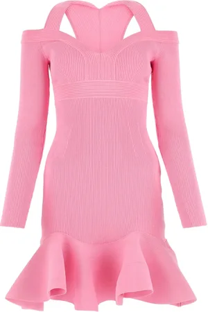 Alexander McQueen Sukienki, Kobieta, Różowy, S, Short Sukienki
