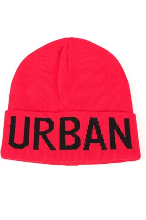 Les Hommes Akcesoria, Kobieta, Czerwony, ONE SIZE, Czapka ;Urban;
