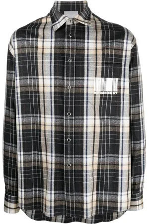 VTMNTS Koszule, Mężczyzna, Szary, S, Denim, Koszula casualowa