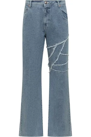 Andersson Bell Jeansy, Mężczyzna, Niebieski, W32, Denim, Wide Jeansy
