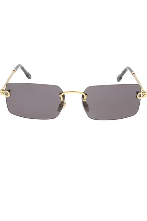 Fred Akcesoria, unisex, Żółty, ONE SIZE, Stylowe Okulary z Szerokością Soczewki 59mm