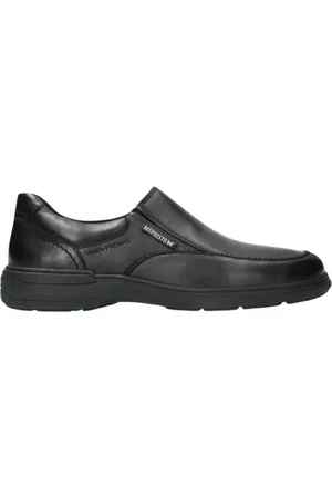 Mephisto Buty, Mężczyzna, Czarny, 39 EU, Czarny mokasyn skórzany dla mężczyzn