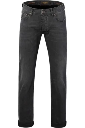 MOORER Spodnie, Mężczyzna, Czarny, W31, Denim, Trousers
