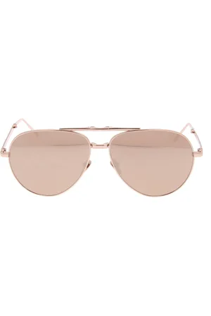 Linda Farrow Akcesoria, Kobieta, brązowy, ONE SIZE, Okulary przeciwsłoneczne