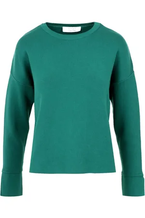 Kaos Swetry, Kobieta, Zielony, L, Sweter z okrągłym dekoltem