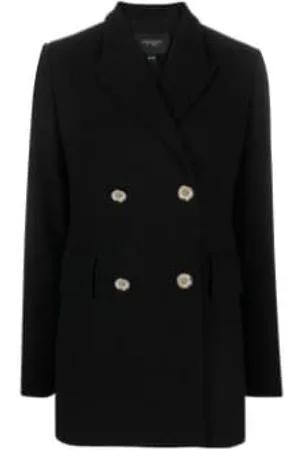 Giambattista Valli Płaszcze, Kobieta, Czarny, S, Single-Breasted Coats