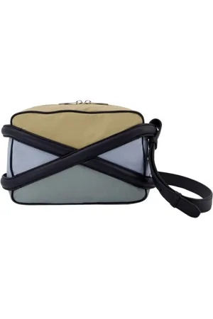 Alexander McQueen Torebki, Mężczyzna, Wielobarwność, ONE SIZE, Skóra, Wielokolorowa Skórzana Torba na Ramię