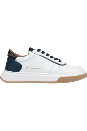Alexander Smith Buty, Mężczyzna, Biały, 42 EU, Białe i Cognacowe Sneakersy