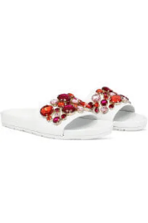 Kennel & Schmenger Buty, Kobieta, Biały, 36 EU, Skóra, Klapki Love - Białe Skóra, Rozmiar 40