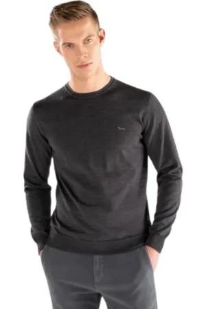 HARMONT&BLAINE Bluzy, Mężczyzna, Szary, L, Bluza