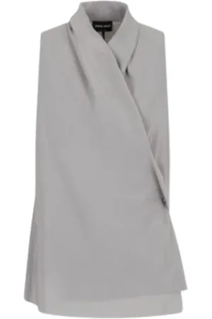 Giorgio Armani Koszulki, Kobieta, Szary, S, Sleeveless Tops