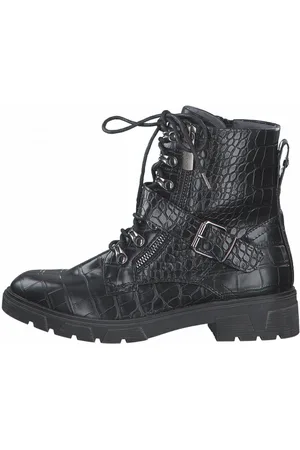 QS by s.Oliver Buty, Kobieta, Czarny, 37 EU, Ankle Botki
