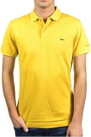 HARMONT&BLAINE Koszulki, Mężczyzna, Żółty, M, Koszulka Polo