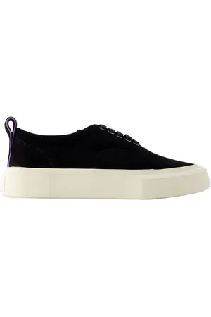 Eytys Buty, Mężczyzna, Czarny, 40 EU, Zamsz, Czarne Zamszowe Mother II Sneakers