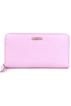 Fendi Pre-owned, Kobieta, Różowy, ONE SIZE, Skóra, Pre-owned skórzane portfele