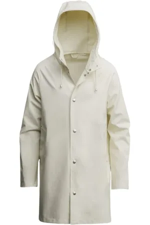 Stutterheim Kurtki, Mężczyzna, Beżowy, S, Lekki płaszcz przeciwdeszczowy