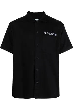 ARIES Koszule, Mężczyzna, Czarny, S, Shirt
