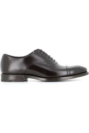 HENDERSON BARACCO Buty, Mężczyzna, brązowy, 40 EU, Klasyczne Brązowe Buty Oxford na płaskim obcasie