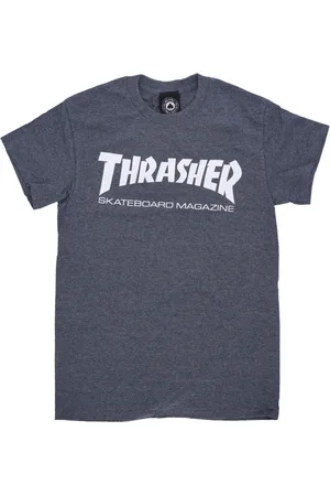Thrasher Koszulki, Mężczyzna, Szary, L, T-Shirts