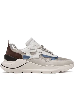 D.A.T.E. Buty, Kobieta, Wielobarwność, 37 EU, Zamsz, Wielokolorowe sneakersy z detalami ze skóry i zamszu