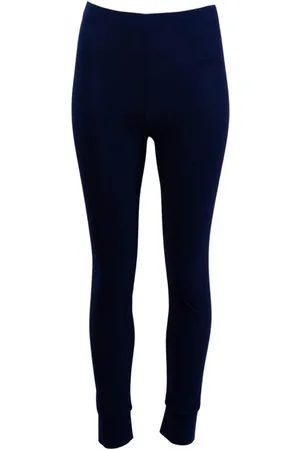 High Spodnie, Kobieta, Niebieski, M, Slim-fit Trousers