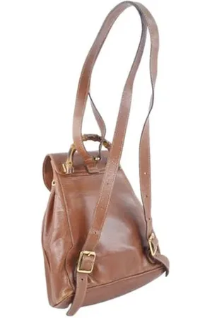 Gucci Pre-owned, Kobieta, brązowy, ONE SIZE, Bambus, Używany Plecak, Gucci Bambus, Brązowy, Dobry Stan