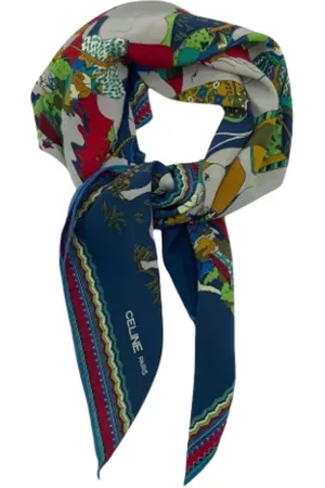 Céline Pre-owned, Kobieta, Wielobarwność, ONE SIZE, Pre-owned Silk scarves