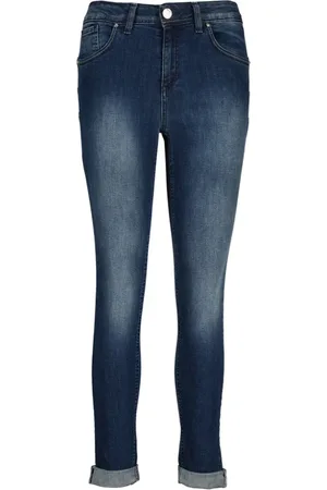AMELIE & AMELIE Jeansy, Kobieta, Niebieski, M, Denim, Skinny Jeansy