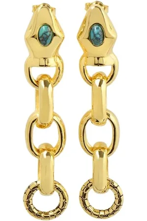 Aurélie Bidermann Akcesoria, Kobieta, Żółty, ONE SIZE, Kolczyki