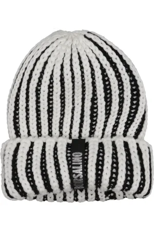 Borsalino Akcesoria, Kobieta, Czarny, ONE SIZE, Czarny wełniany kapelusz z logo